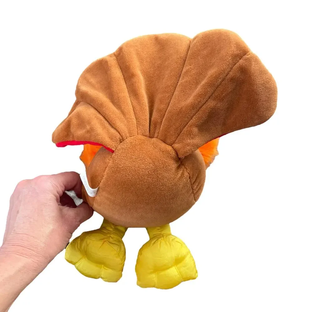 Vintage Gibson Greetings Turkey Plush 1994 Mr Gobbles Thanksgiving Stuffed Bird